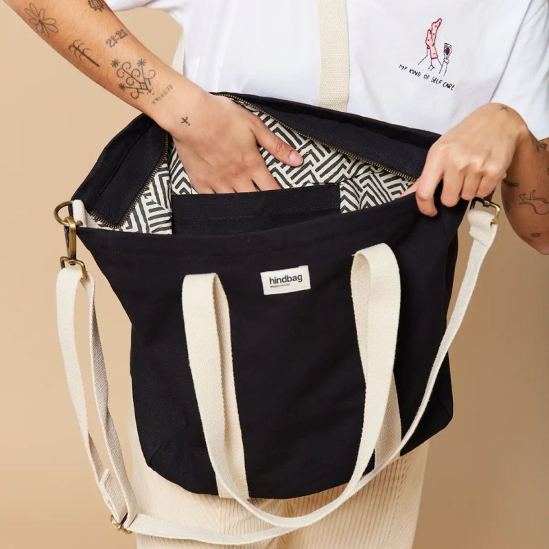 Sac cabas César Hindbag 24L en coton bio GOTS | Lucie in the R