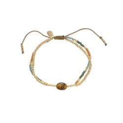 Bracelet Shining Œil de Tigre A Beautiful Story | Lucie in the R