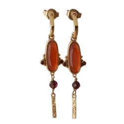 Boucles d’oreilles Muja Juma en pierres naturelles | Lucie in the R