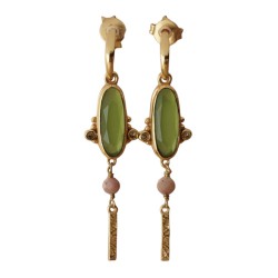 Boucles d’oreilles Muja Juma en pierres naturelles | Lucie in the R