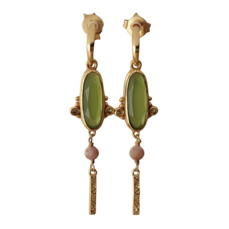 Boucles d’oreilles Muja Juma en pierres naturelles | Lucie in the R