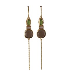 Boucles d’oreilles Muja Juma en pierres naturelles | Lucie in the R
