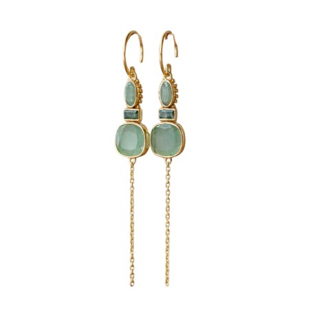 Boucles d’oreilles Muja Juma en pierres naturelles | Lucie in the R