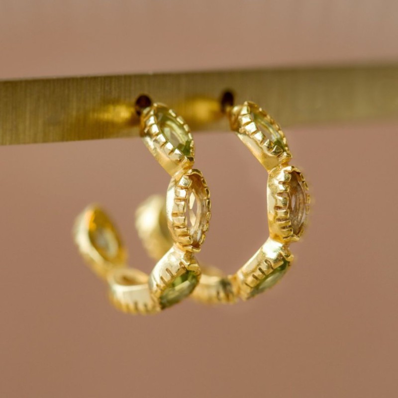 Boucles d’oreilles Muja Juma en pierres naturelles | Lucie in the R