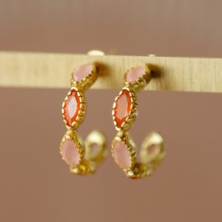 Boucles d’oreilles Muja Juma en pierres naturelles | Lucie in the R