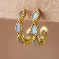 Boucles d’oreilles Muja Juma en pierres naturelles | Lucie in the R