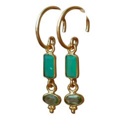 Boucles d’oreilles Muja Juma en pierres naturelles | Lucie in the R