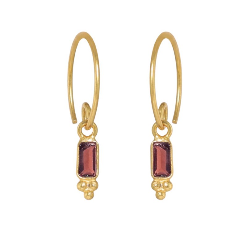 Boucles d’oreilles Muja Juma en pierres naturelles | Lucie in the R