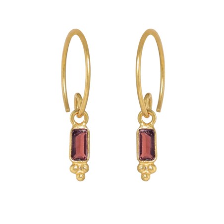 Boucles d’oreilles Muja Juma en pierres naturelles | Lucie in the R