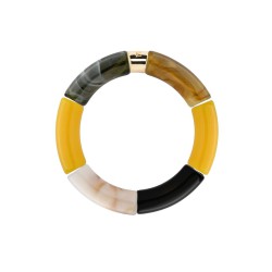 Bracelet Pipoca – Bijou résine ou acrylique & acier doré à l'or fin – Parabaya | Lucie in the R