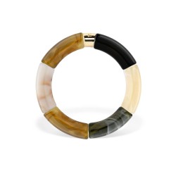 Bracelet Pipoca – Bijou résine ou acrylique & acier doré à l'or fin – Parabaya | Lucie in the R
