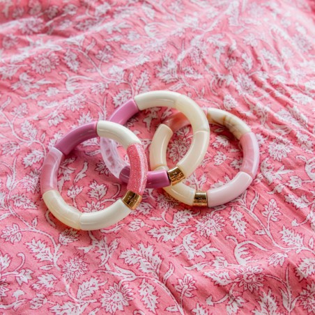 Bracelet Pipoca – Bijou résine ou acrylique & acier doré à l'or fin – Parabaya | Lucie in the R