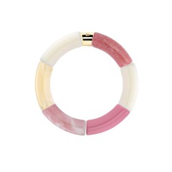 Bracelet Pipoca – Bijou résine ou acrylique & acier doré à l'or fin – Parabaya | Lucie in the R