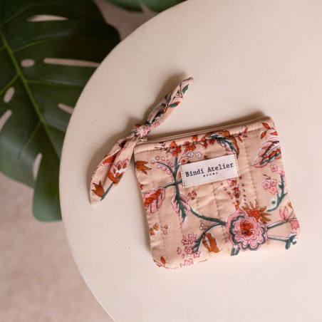 Porte-monnaie – Bindi Atelier | Coton Matelassé Fait Main, 13x11cm