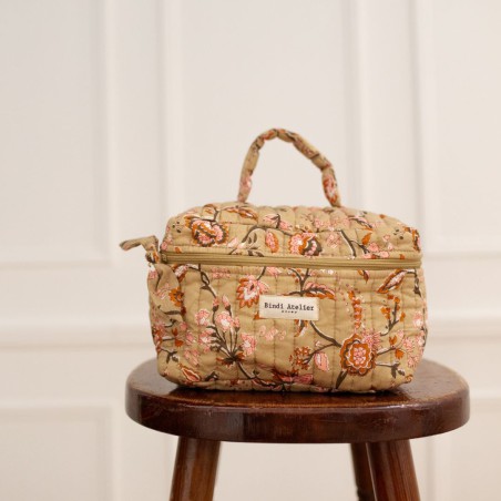 Trousse de Toilette Vanity– Bindi Atelier | Grand Format & Artisanat, 22x16cm
