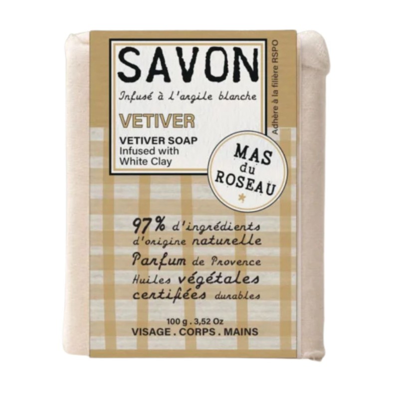 Savon infusé - Vetiver - Mas du Roseau