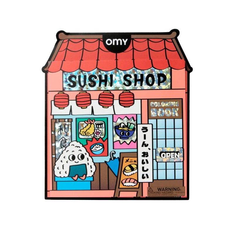 Coloring Boutique Sushi Shop OMY | Lucie in the R