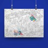 Poster géant Multiplications OMY Foot – Apprentissage ludique avec stickers