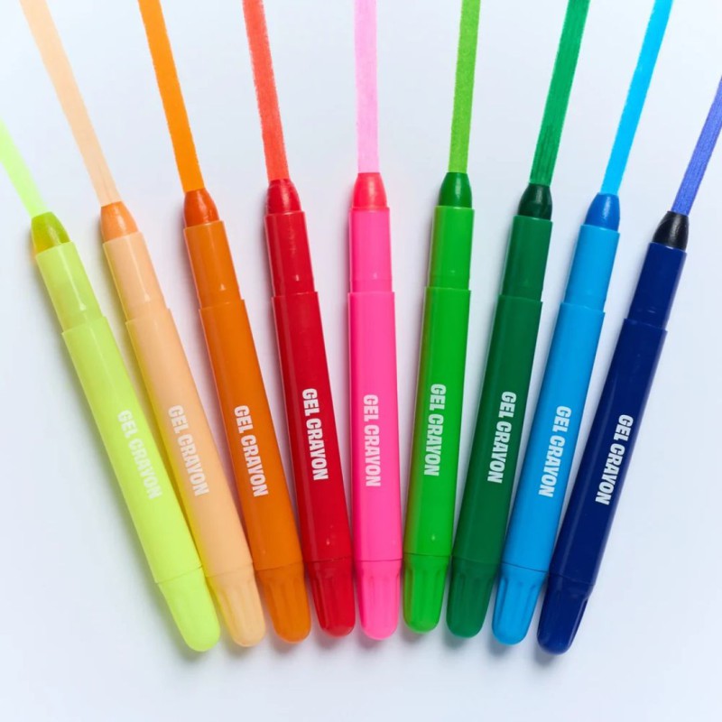 Gelly Flow OMY – 9 crayons gel dès 3 ans | Lucie in the R