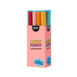 Feutres acryliques Brush Power OMY 9 couleurs | Lucie in the R