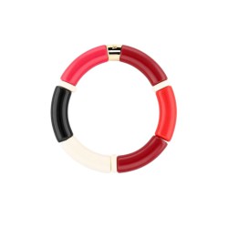 Bracelet Pipoca – Bijou résine ou acrylique & acier doré à l'or fin – Parabaya | Lucie in the R