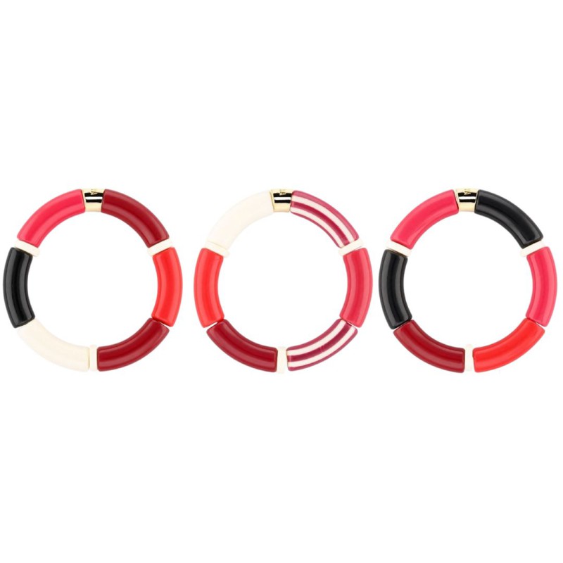 Bracelet Pipoca – Bijou résine ou acrylique & acier doré à l'or fin – Parabaya | Lucie in the R