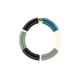 Bracelet Pipoca – Bijou résine ou acrylique & acier doré à l'or fin – Parabaya | Lucie in the R