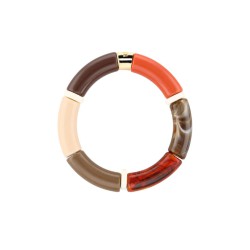 Bracelet Pipoca – Bijou résine ou acrylique & acier doré à l'or fin – Parabaya | Lucie in the R