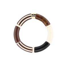Bracelet Pipoca – Bijou résine ou acrylique & acier doré à l'or fin – Parabaya | Lucie in the R