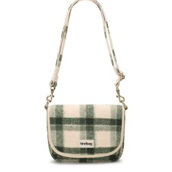 Sac à main Margault velours vert forêt – Hindbag, velours côtelé bio & design structuré