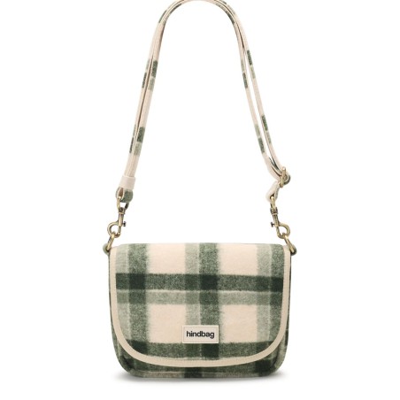 Sac à main Margault velours vert forêt – Hindbag, velours côtelé bio & design structuré