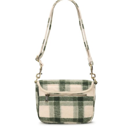 Sac à main Margault velours vert forêt – Hindbag, velours côtelé bio & design structuré