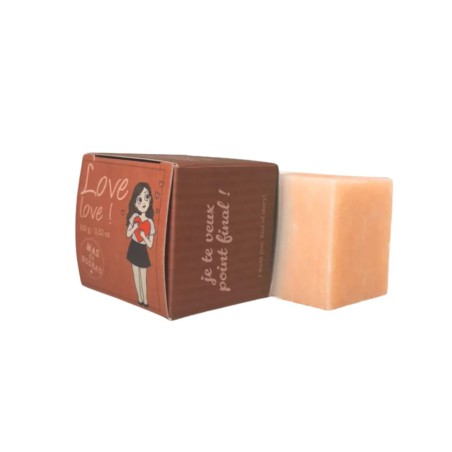 Savon Cube Message - Love - Mas du roseau