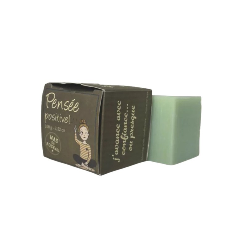 Savon Cube Message - Pensée Postive - Mas du roseau