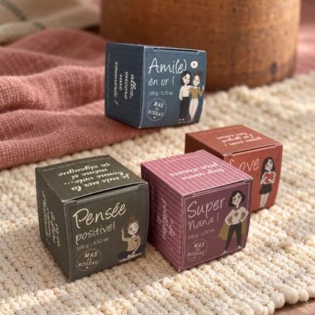Savon Cube Message - Pensée Postive - Mas du roseau