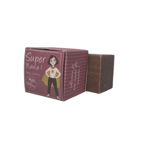 Savon Cube Message - Super Nana - Mas du roseau