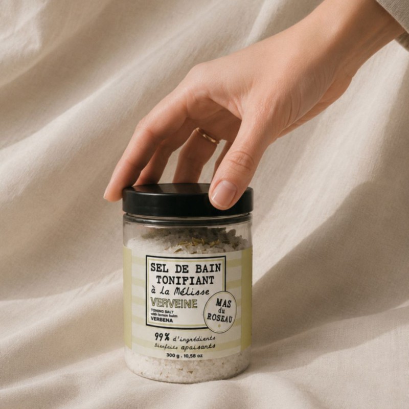 Sel de bain Verveine 300 g Mas du Roseau | Lucie in the R
