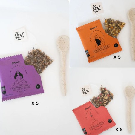 Coffret tisanes bio Routine Impulsion Gingerly | Lucie in the R