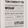 Affiche message – Tout est Dit (sans cadre) | déco murale originale