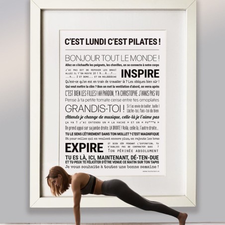 Affiche message – Tout est Dit (sans cadre) | déco murale originale