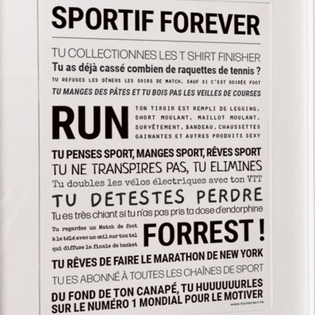 Affiche message – Tout est Dit (sans cadre) | déco murale originale