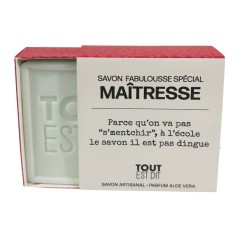 Savon message Tout est dit – savon original et idée cadeau pleine d’humour - Lucie in the R