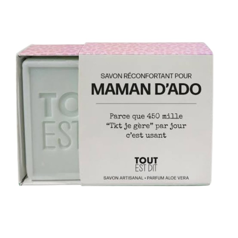 Savon message Tout est dit – savon original et idée cadeau pleine d’humour - Lucie in the R