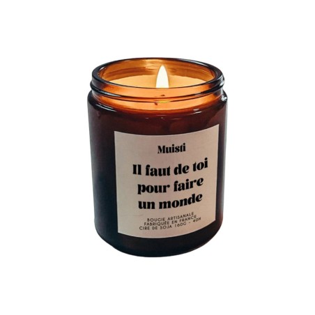 Bougie à message Muisti en cire de soja | Lucie in the R
