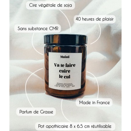Bougie à message Muisti en cire de soja | Lucie in the R