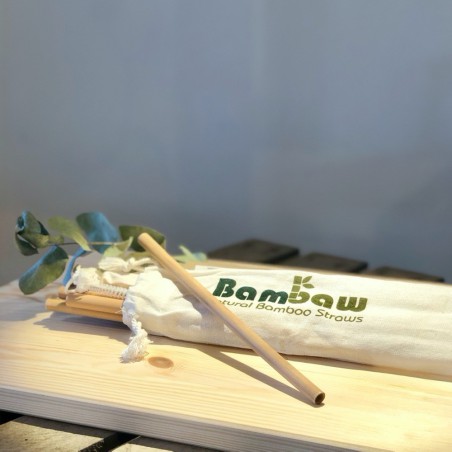 Pack de 12 pailles en bambou Bambaw