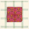 Serviettes en tissu Suzette à Table – Lot de 4 – Coton surcyclé et coloré