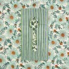 Serviettes en tissu Suzette à Table – Lot de 4 – Coton surcyclé et coloré