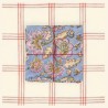 Serviettes en tissu Suzette à Table – Lot de 4 – Coton surcyclé et coloré