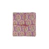 Serviettes en tissu Suzette à Table – Lot de 4 – Coton surcyclé et coloré